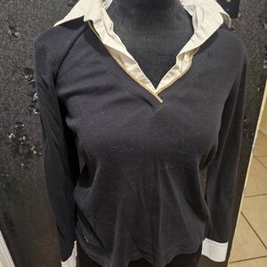 Ralph Lauren Black and White Sweater